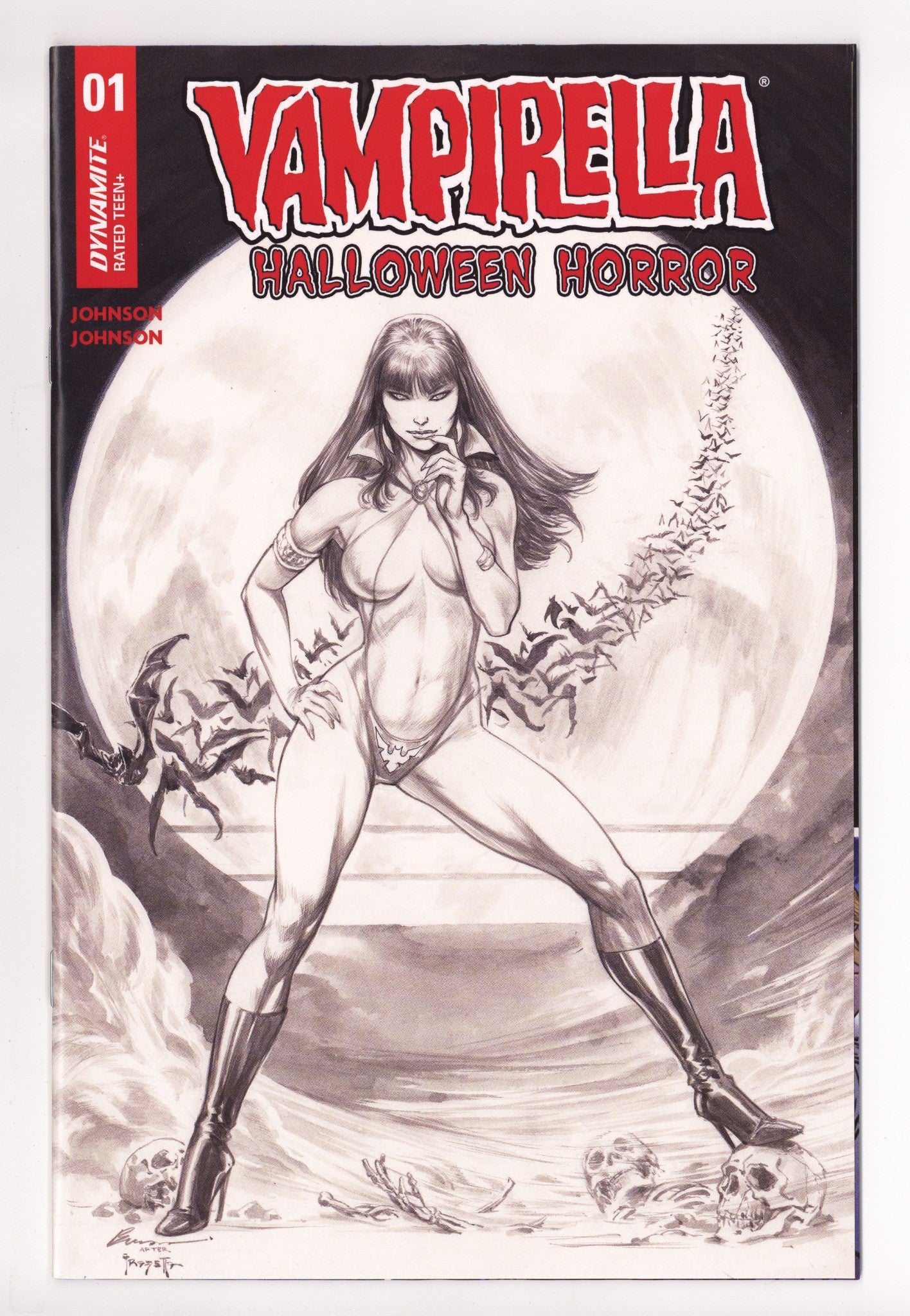 Vampirella Halloween Horror 1 Aw B&W Variant (2025)