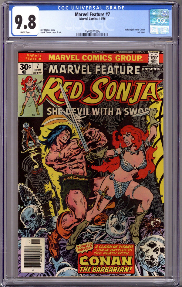 Marvel Feature Vol 2 7 CGC 9.8 (NM/M) (1976)