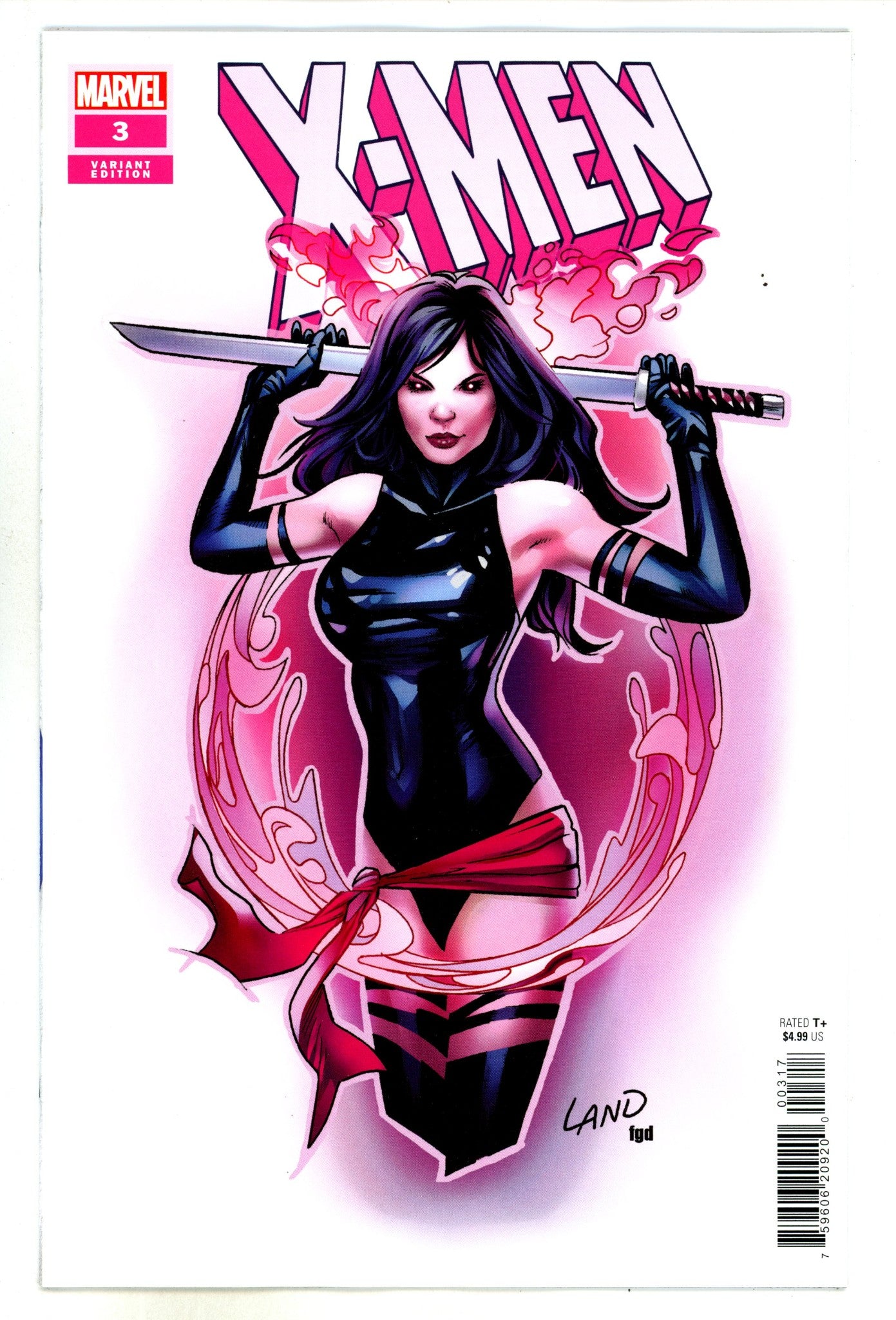 X-Men Vol 6 3 Land Incentive Variant NM+ (2024)