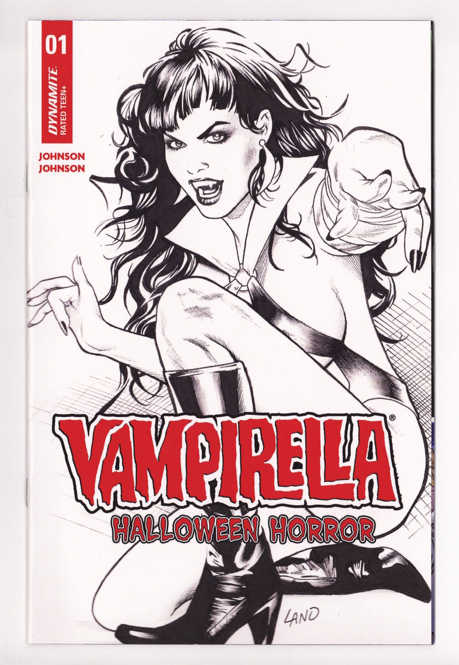 Vampirella Halloween Horror 1 Land B&W Incentive (2025)