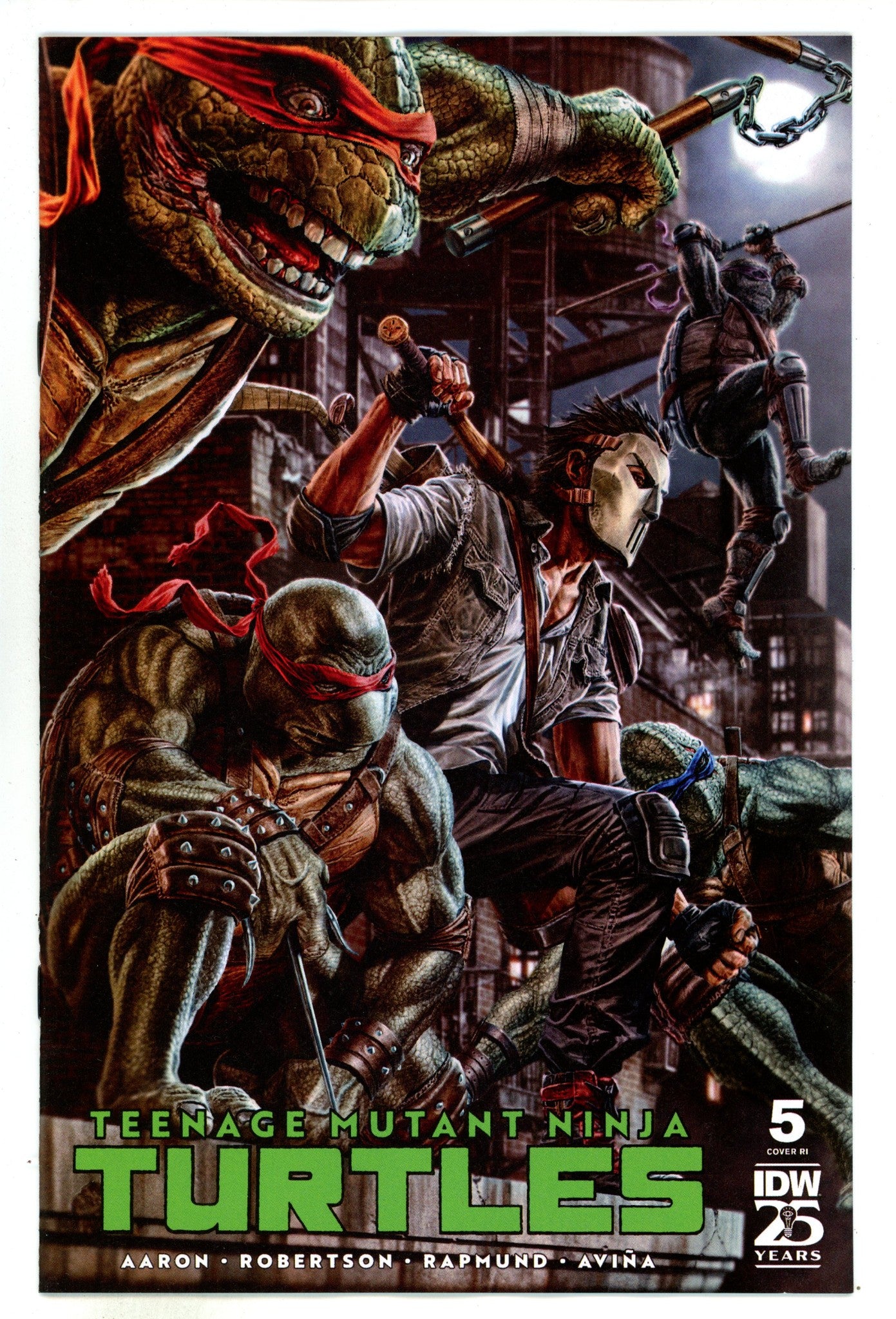 Teenage Mutant Ninja Turtles Vol 6 5 Bermejo Incentive Variant NM (2024)