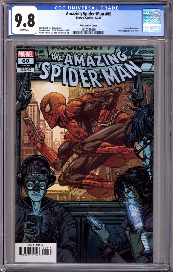 Amazing Spider-Man Vol 6 60 CGC 9.8 (NM/M) (2024) Platt Variant