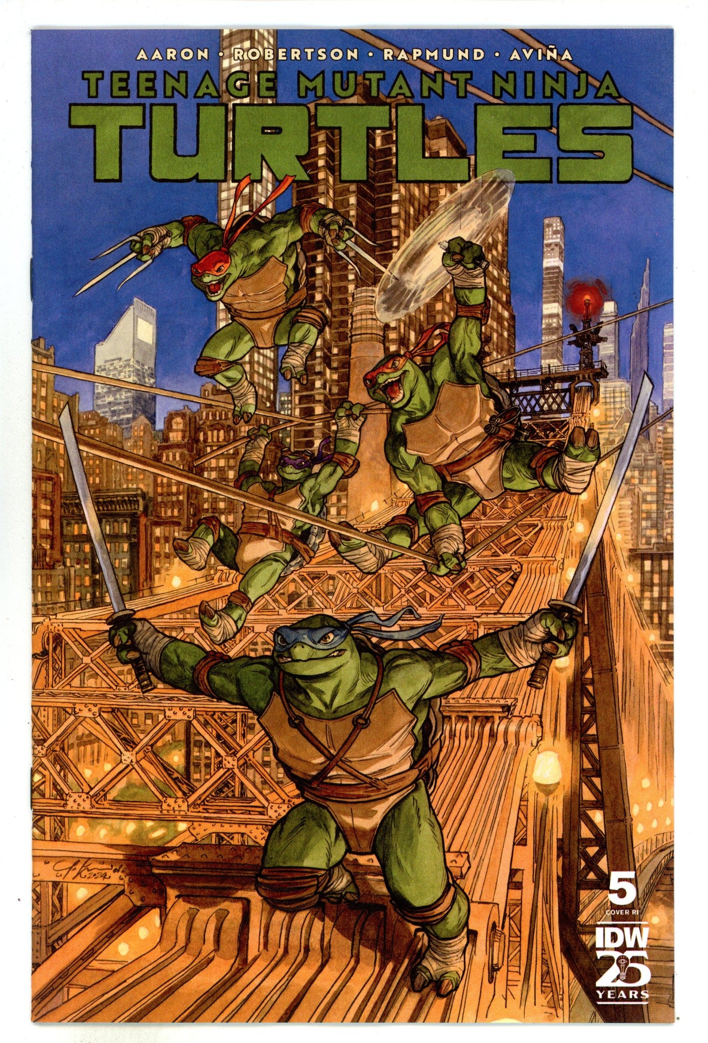 Teenage Mutant Ninja Turtles Vol 6 5 Guarnido Incentive Variant NM (2024)