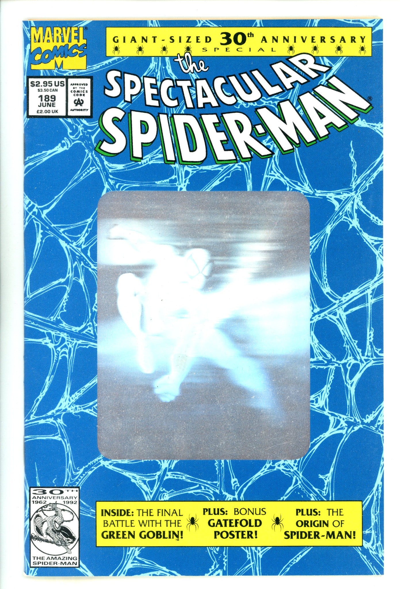The Spectacular Spider-Man Vol 1 189 NM- (9.2) (1992) 