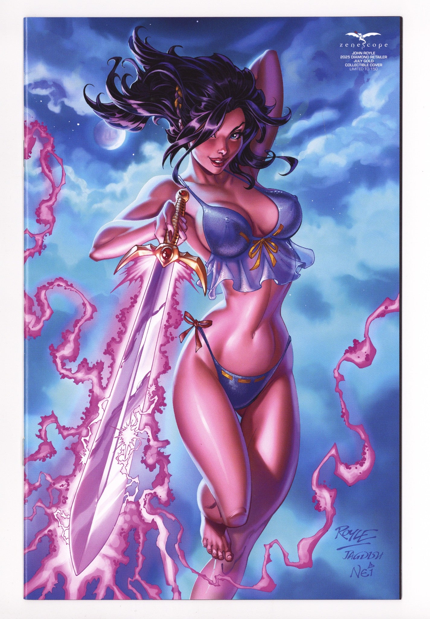 Killer Kobra Hunt Begins 3 Royle Risque Gold Variant NM- (2025)