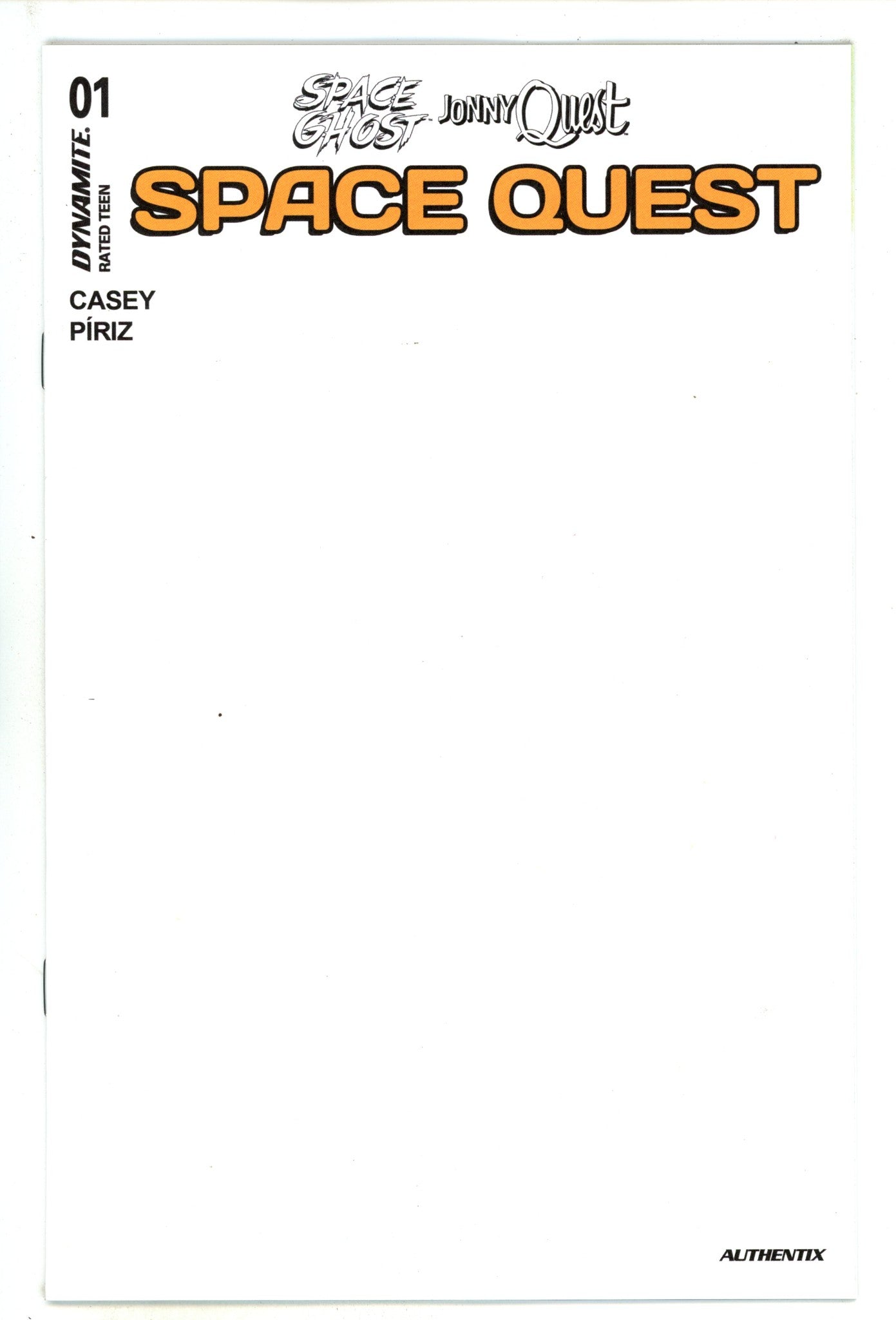 Space Ghost Jonny Quest Space Quest 1 Blank Variant (2025)