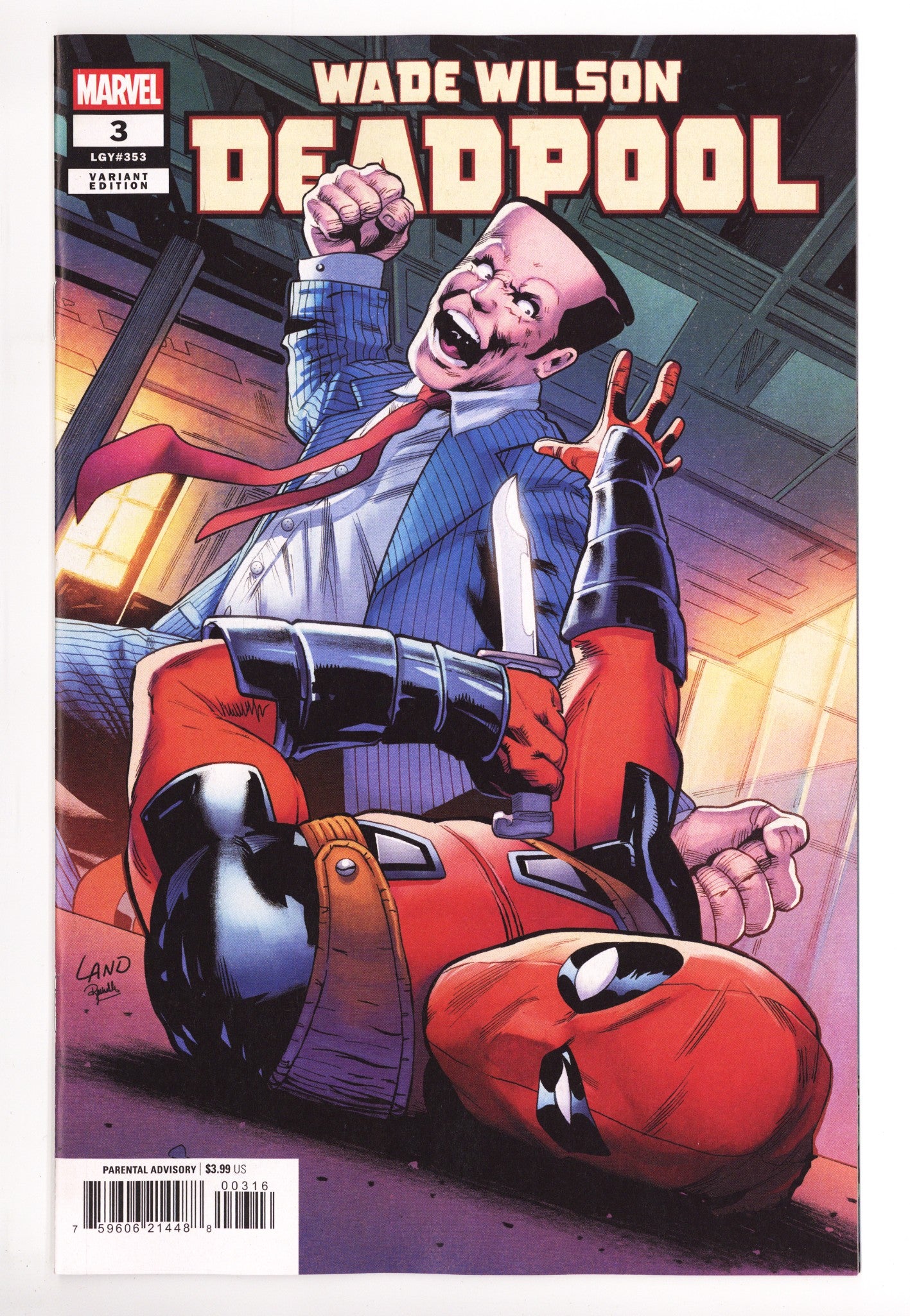 Wade Wilson: Deadpool  3 Land  Incentive NM  (2026)