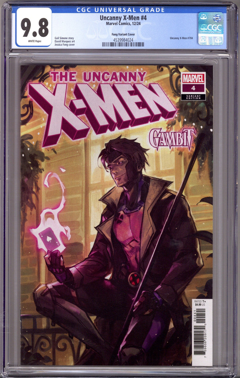 Uncanny X-Men Vol 6 4 CGC 9.8 (NM/M) (2024) Fong Variant