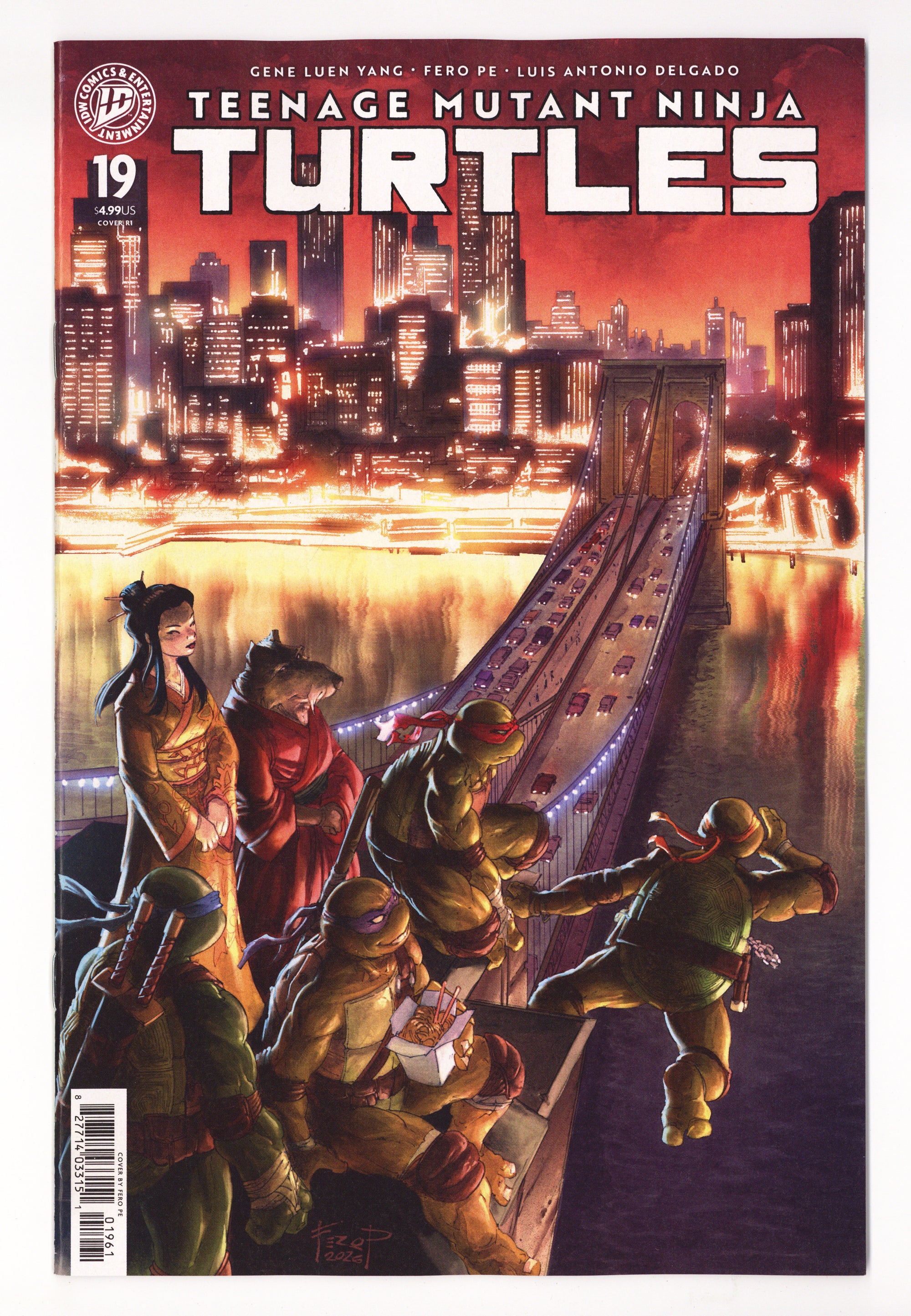 Teenage Mutant Ninja Turtles 19 Peniche Incentive NM- (2026)
