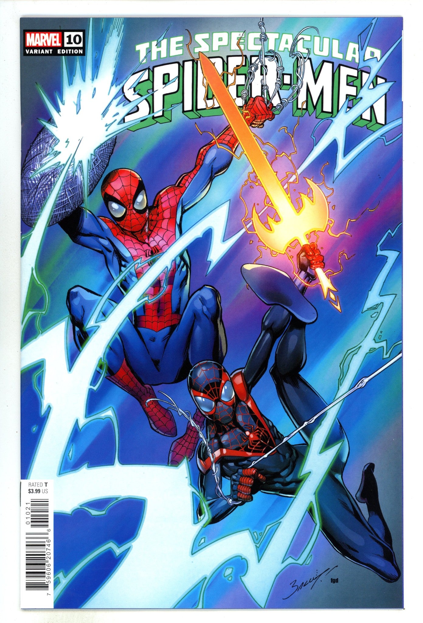 The Spectacular Spider-Men 10 Bagley Variant (2024)