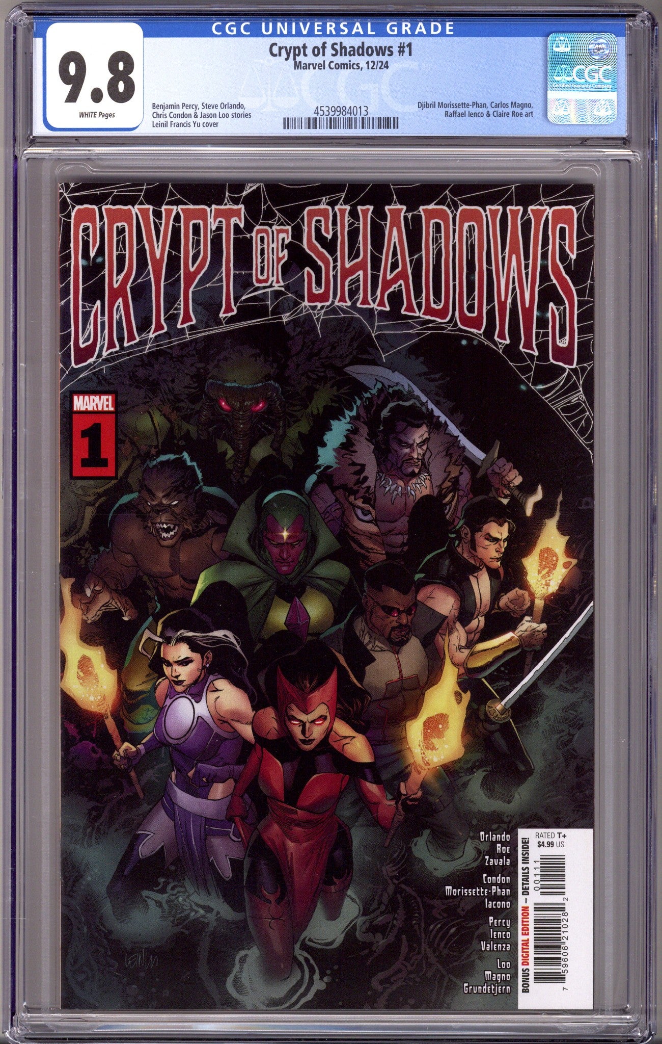 Crypt of Shadows Vol 5 1 CGC 9.8 (NM/M) (2024)