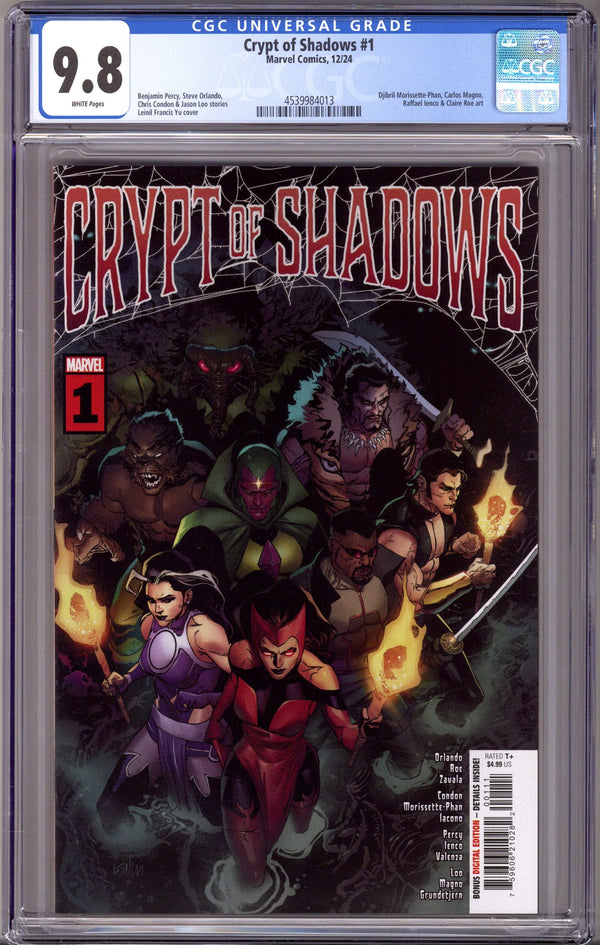 Crypt of Shadows Vol 5 1 CGC 9.8 (NM/M) (2024)