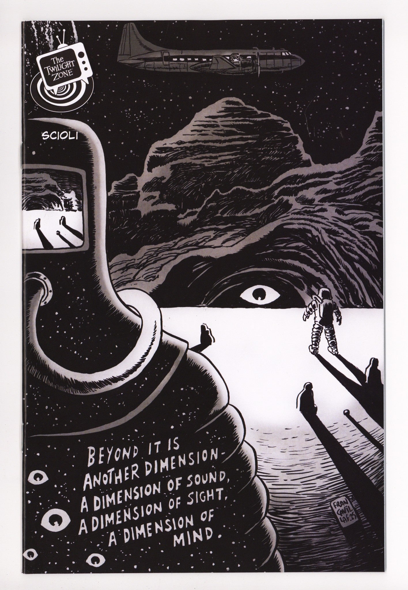 The Twilight Zone 2 Francavilla B&W Variant (2025)
