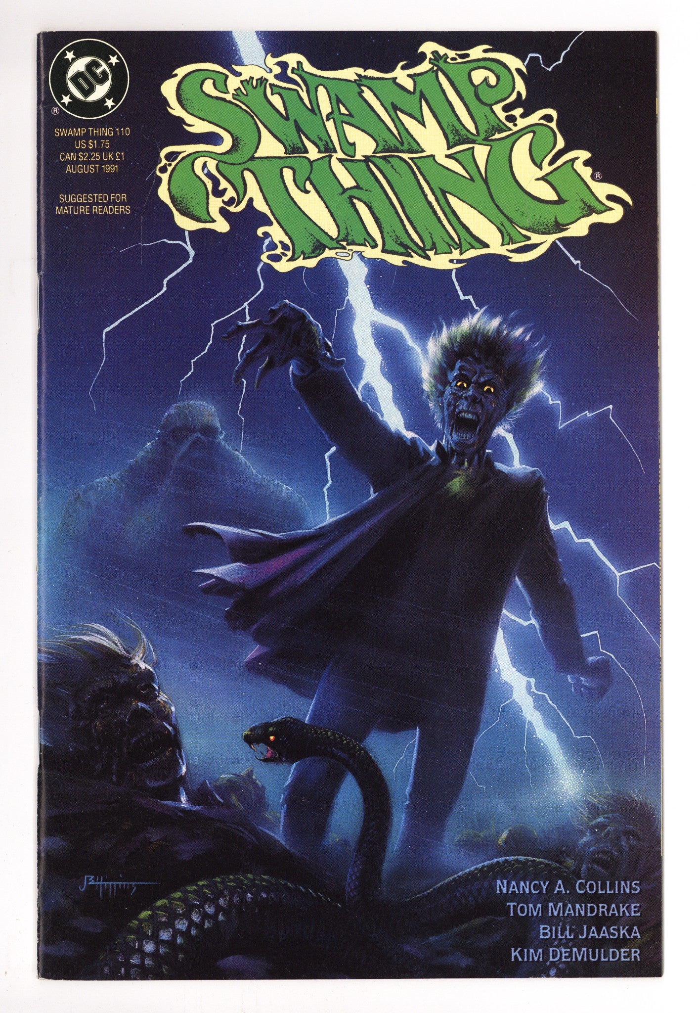 Swamp Thing Vol 2 110 Mid Grade (1991) 