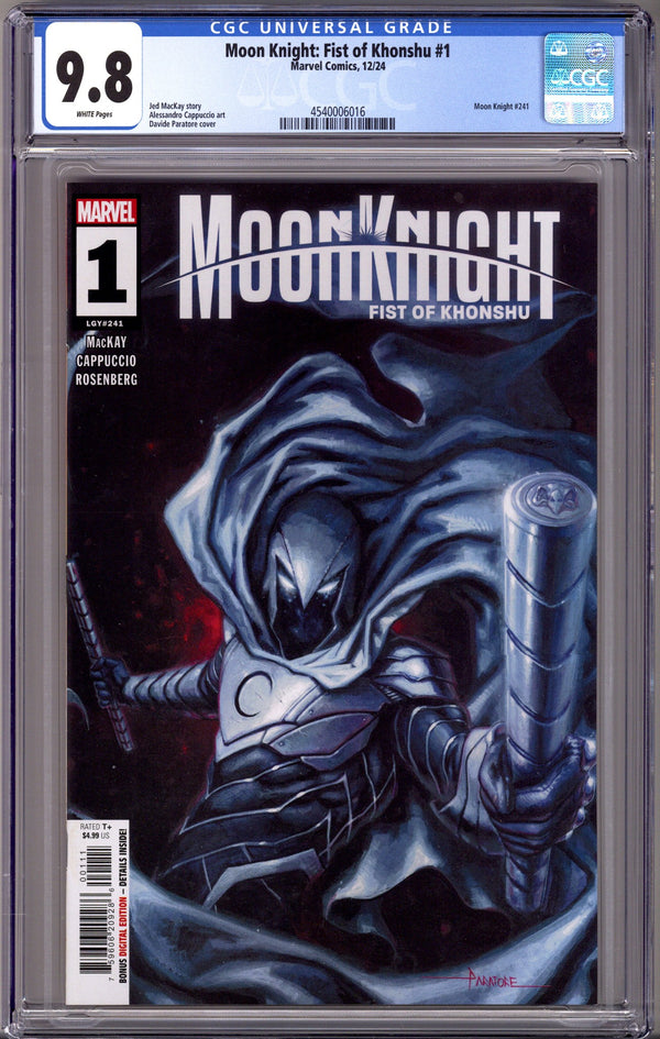 Moon Knight: Fist of Khonshu 1 CGC 9.8 (NM/M) (2024)