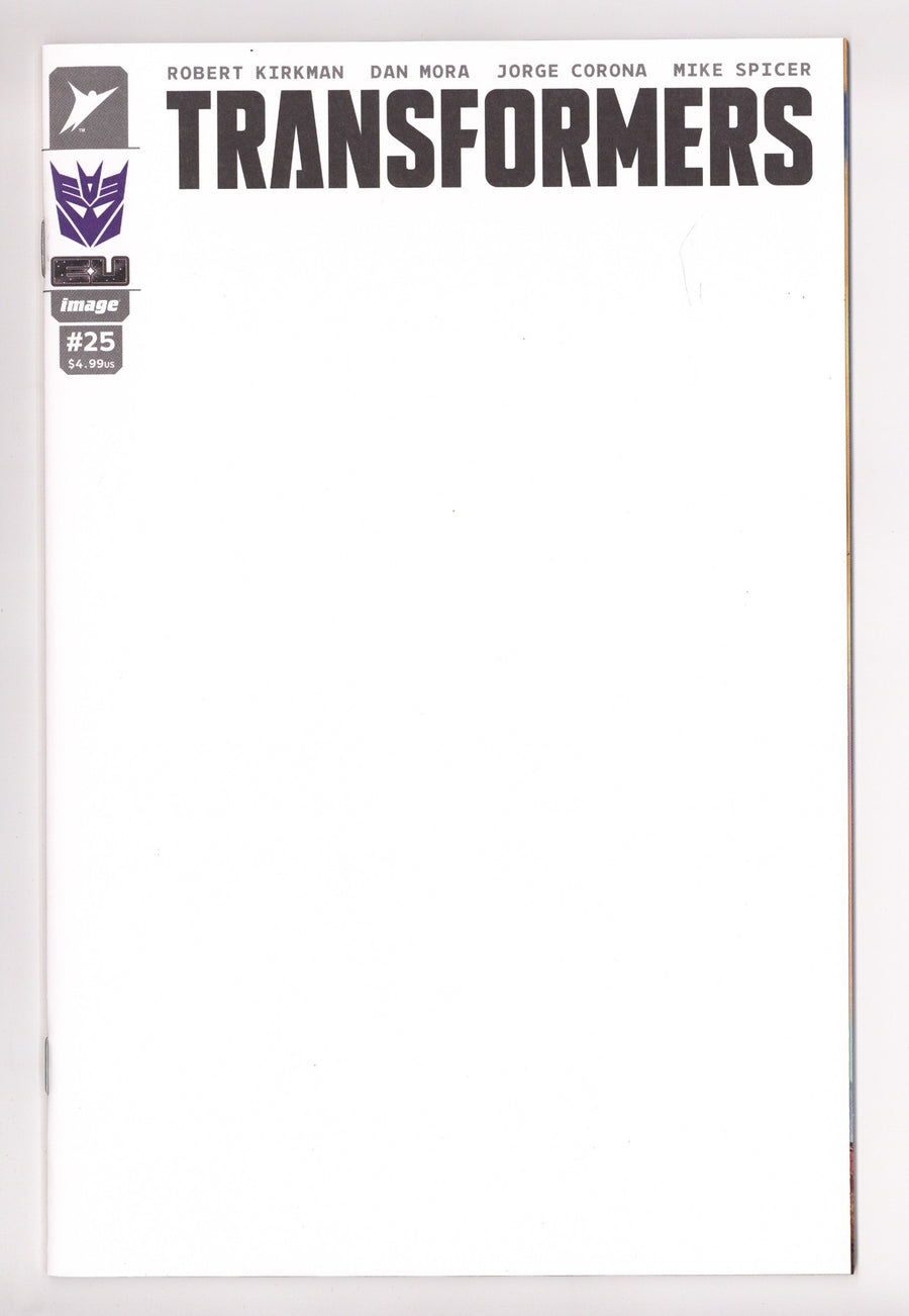 Transformers 25 Decepticon Blank Variant (2025)