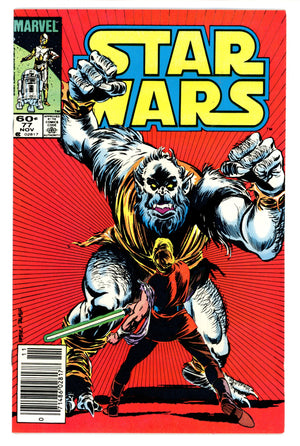 Star Wars Vol 1 77 VF+ (8.5) (1983) Newsstand