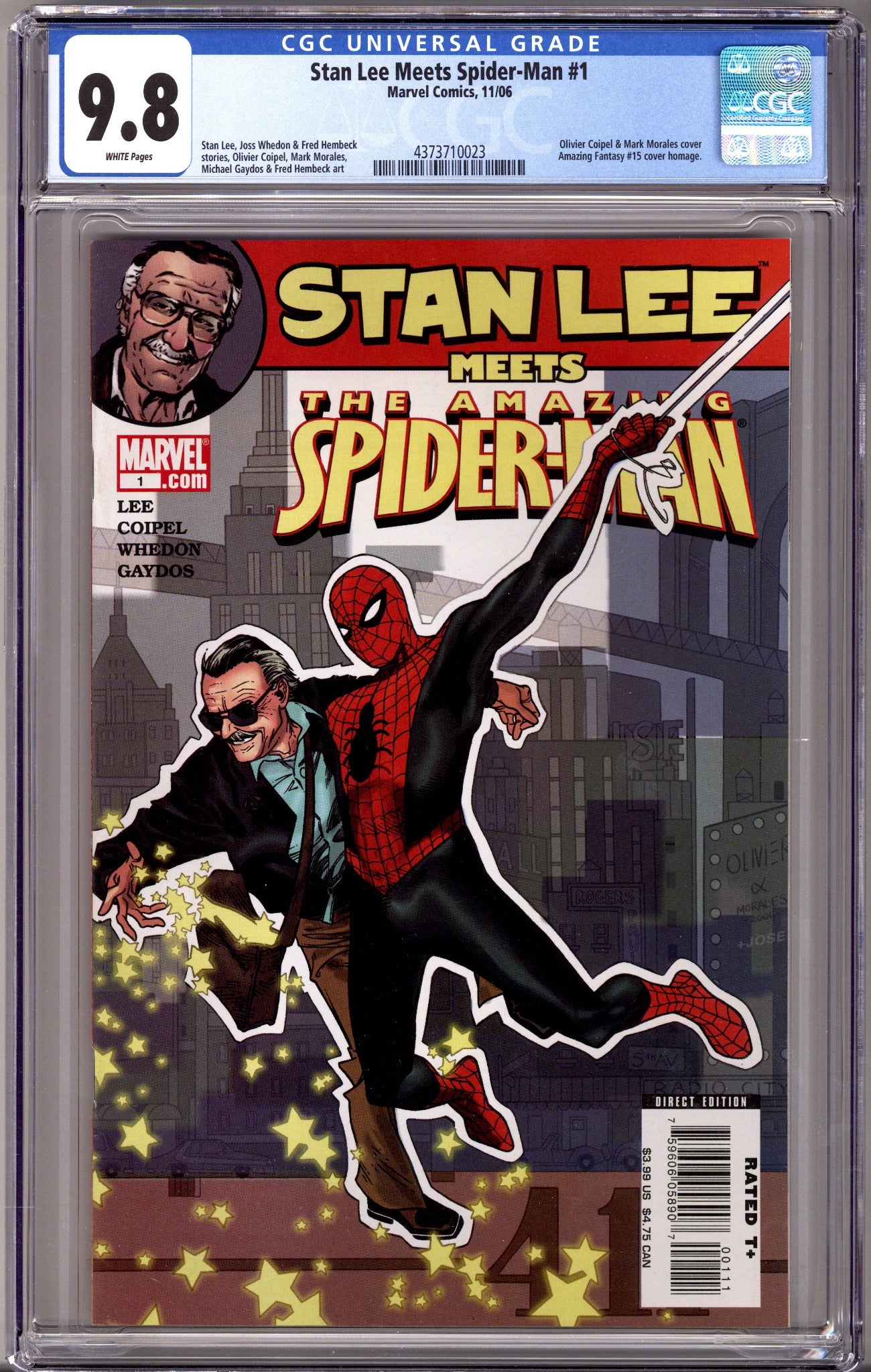Stan Lee Meets Spider-Man 1 CGC 9.8 (NM/M) (2006)
