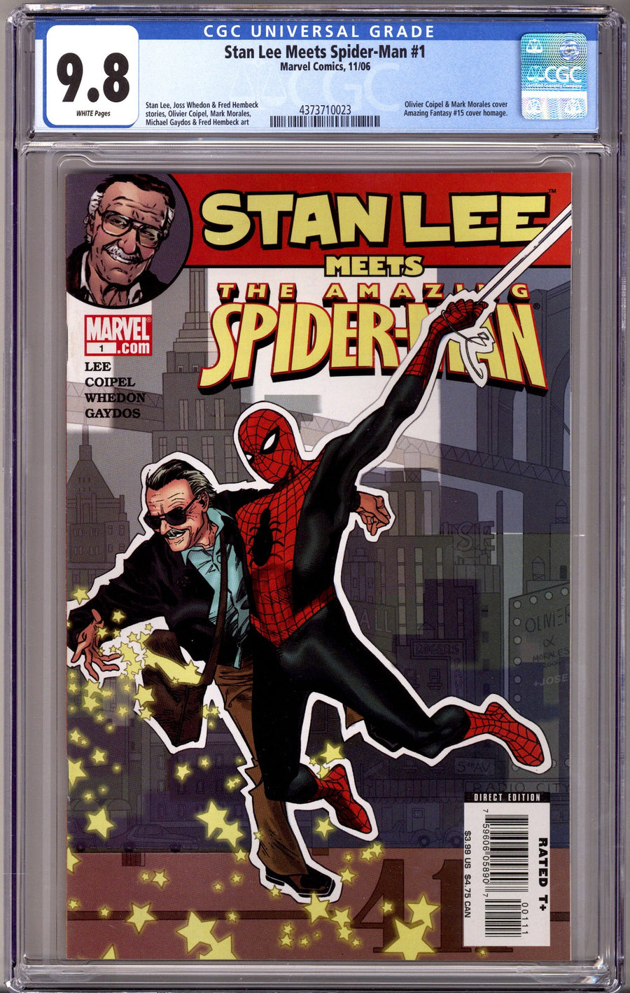 Stan Lee Meets Spider-Man 1 CGC 9.8 (NM/M) (2006)