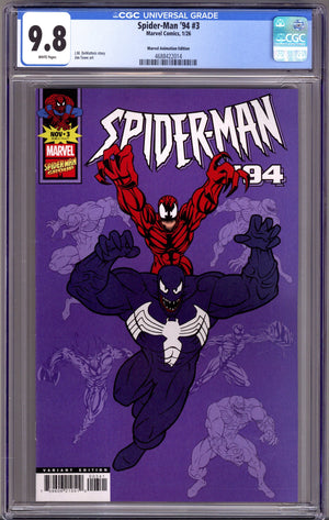 Spider-Man '94   3 CGC 9.8 (NM/M)   (2026) Animation   Variant