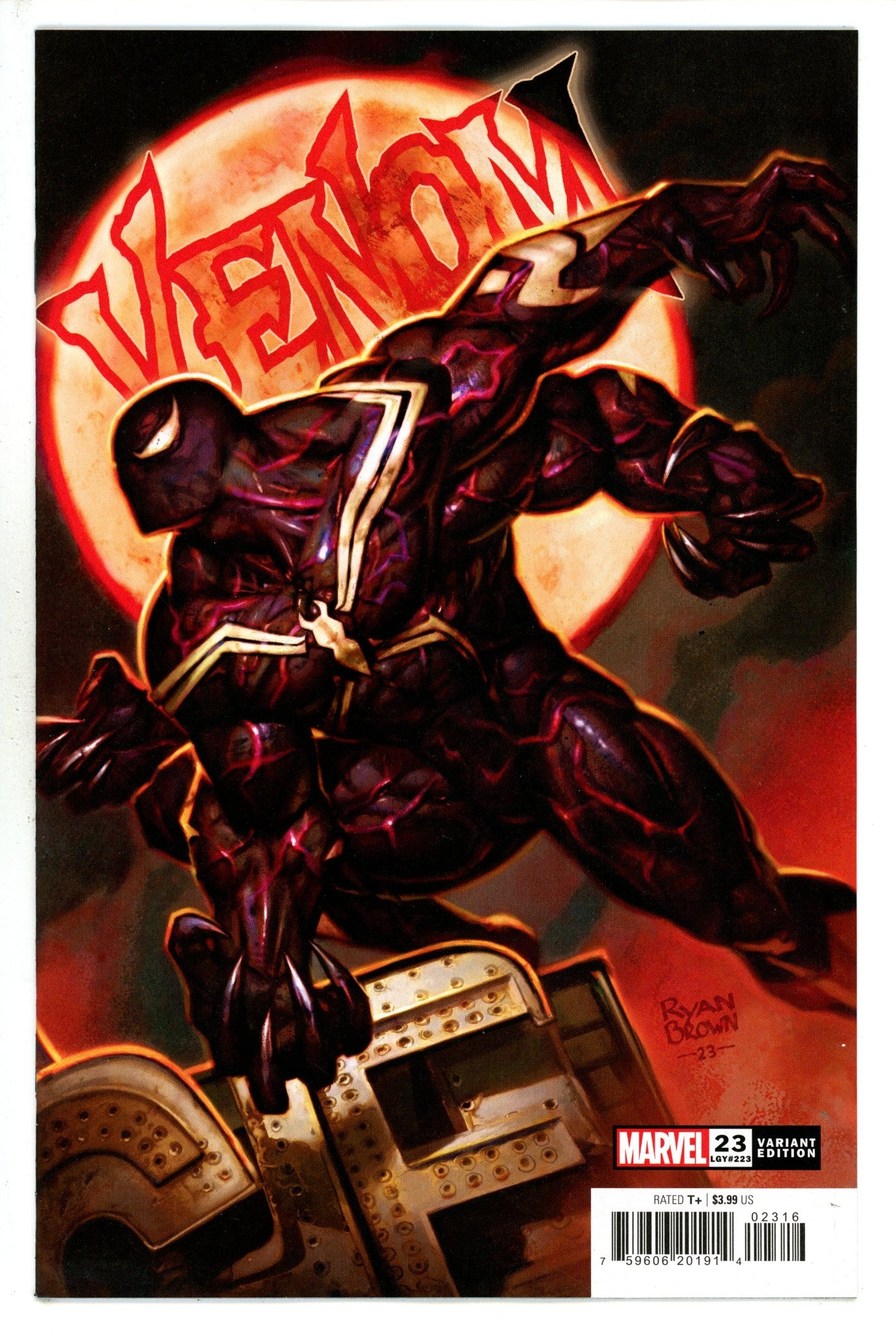Venom Vol 5 23 Brown Incentive Variant NM (2023)