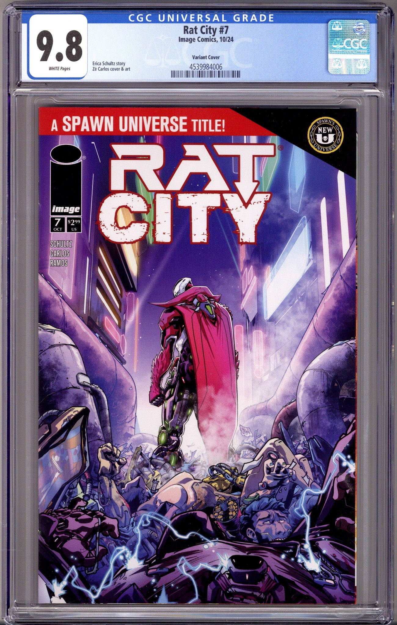 Rat City 7 CGC 9.8 (NM/M) (2024) Carlos Variant