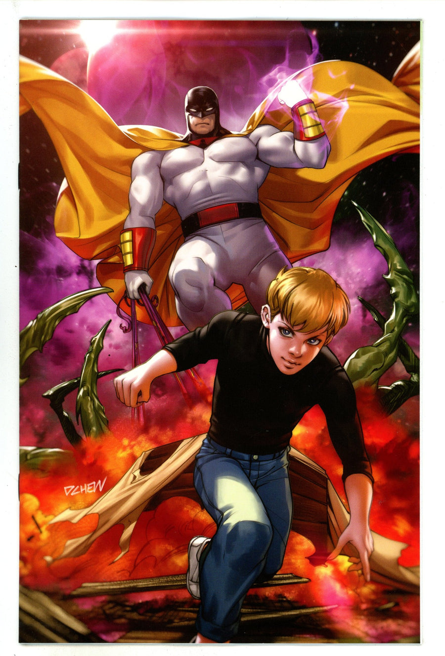 Space Ghost Jonny Quest Space Quest 1 Chew Virgin Incentive Variant NM (2025)