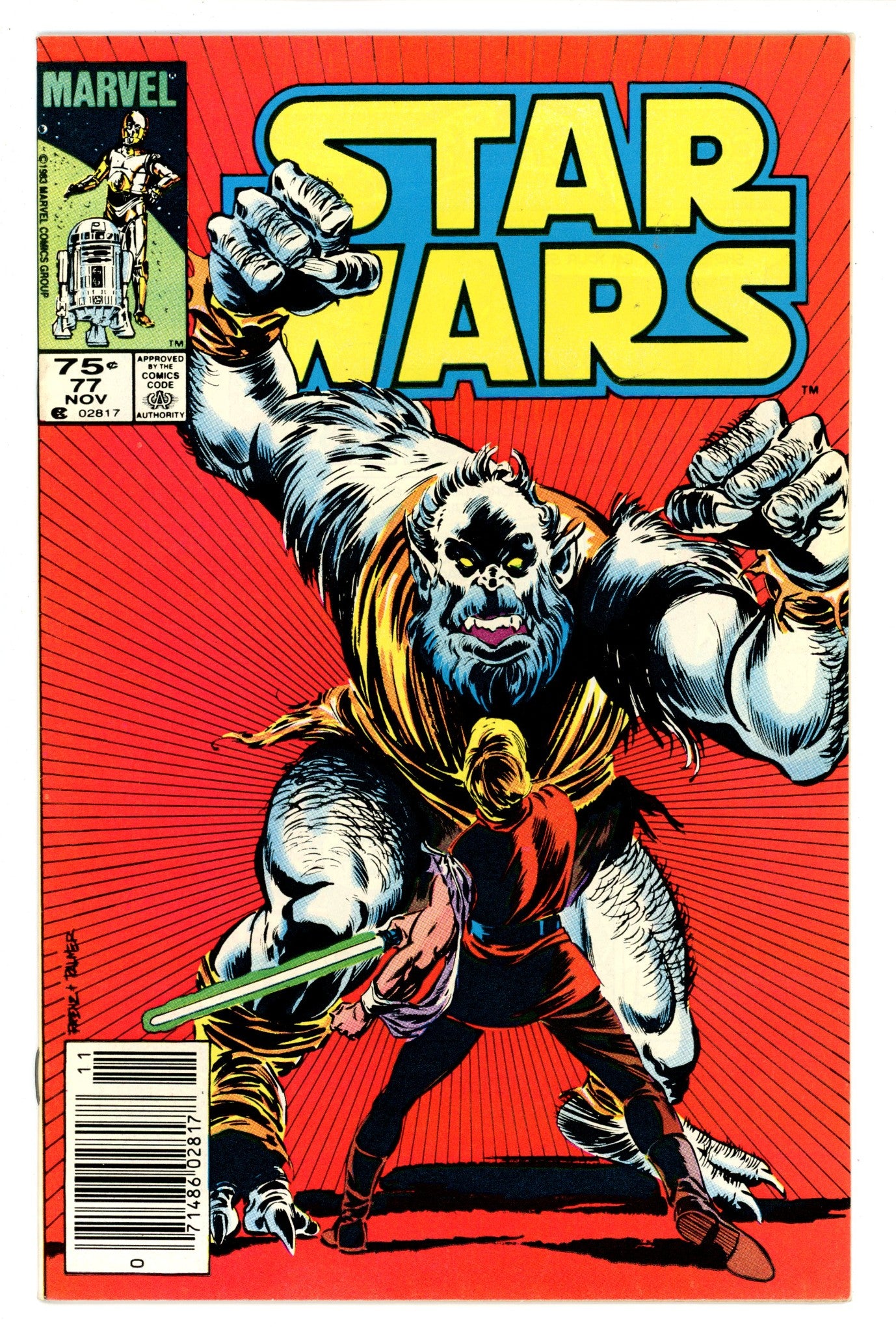 Star Wars Vol 1 77 FN/VF (7.0) (1983) Canadian Price Variant 