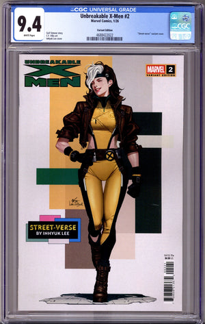 Unbreakable X-Men   2 CGC 9.4 (NM)   (2026) Lee     Variant