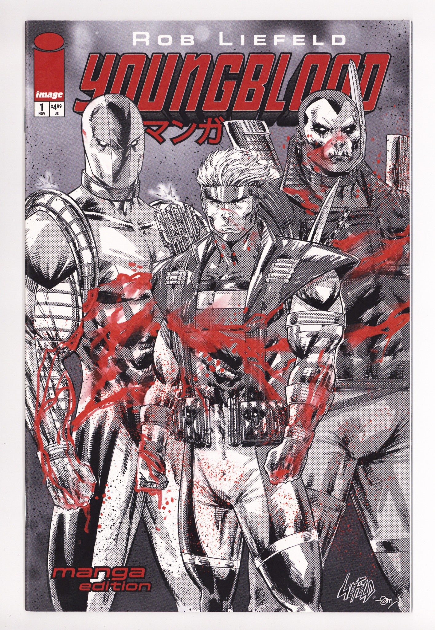 Youngblood Vol 7 1 Liefeld B&W Variant (2025)
