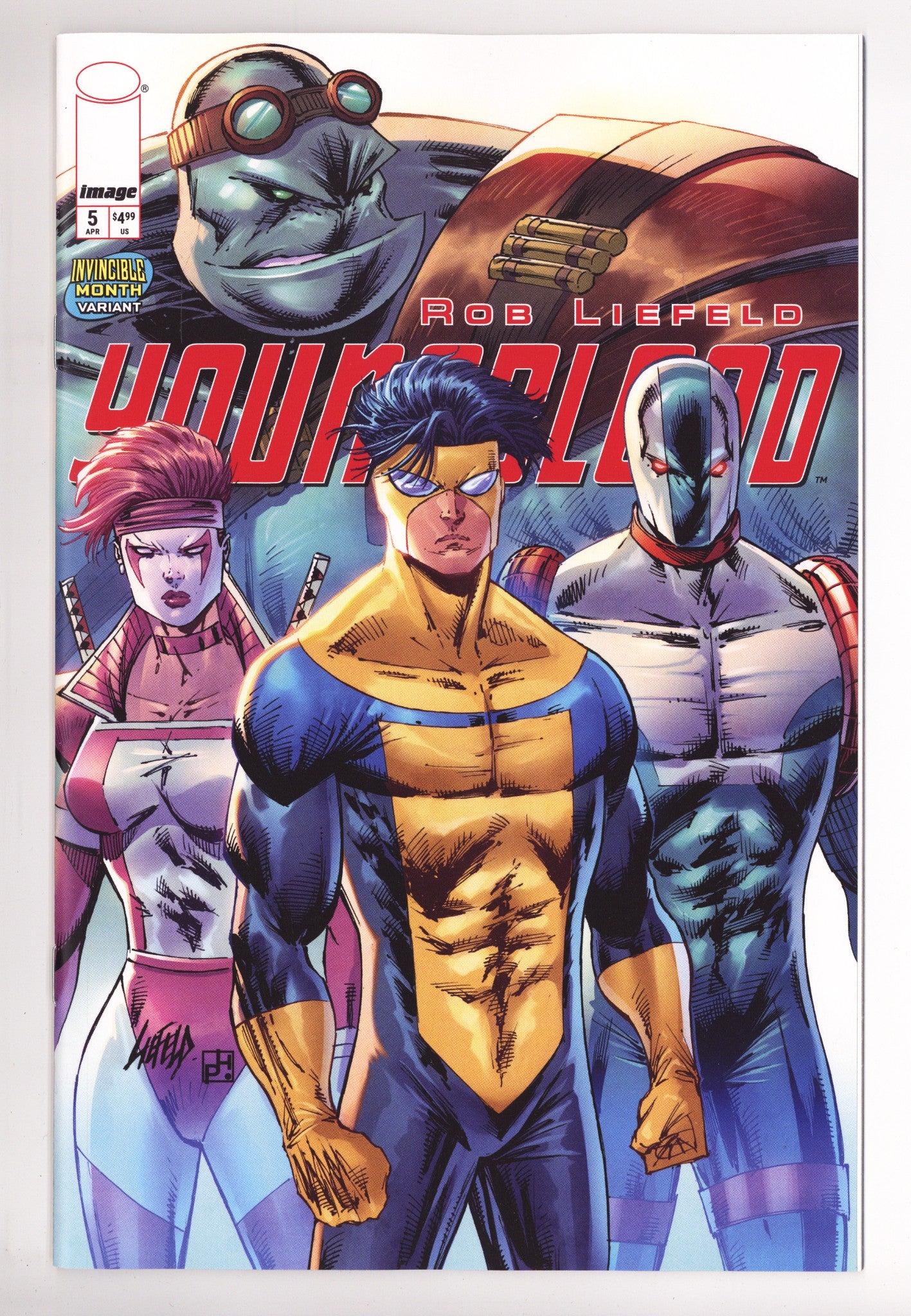 Youngblood Vol 7 5 Liefeld  Invicible Variant   (2026)