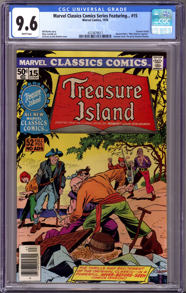 Marvel Classics Comics 15 CGC 9.6 (NM+) (1976)