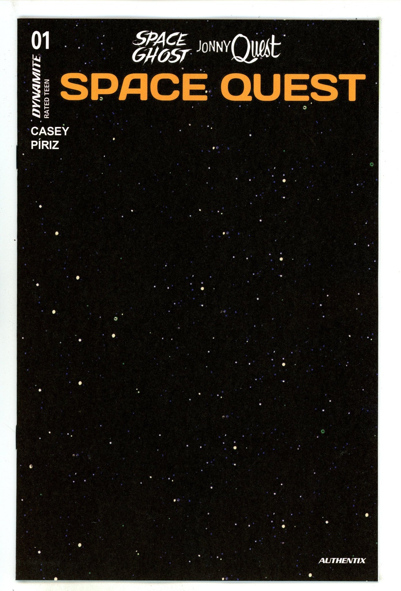 Space Ghost Jonny Quest Space Quest 1 Black Blank Variant (2025)