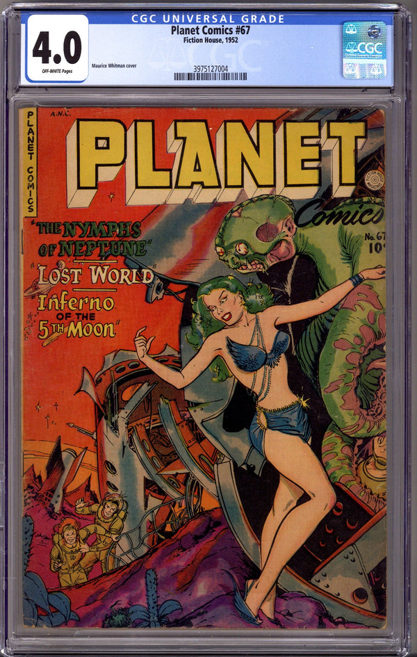 Planet Comics 67 CGC 4.0 (VG) (1952)