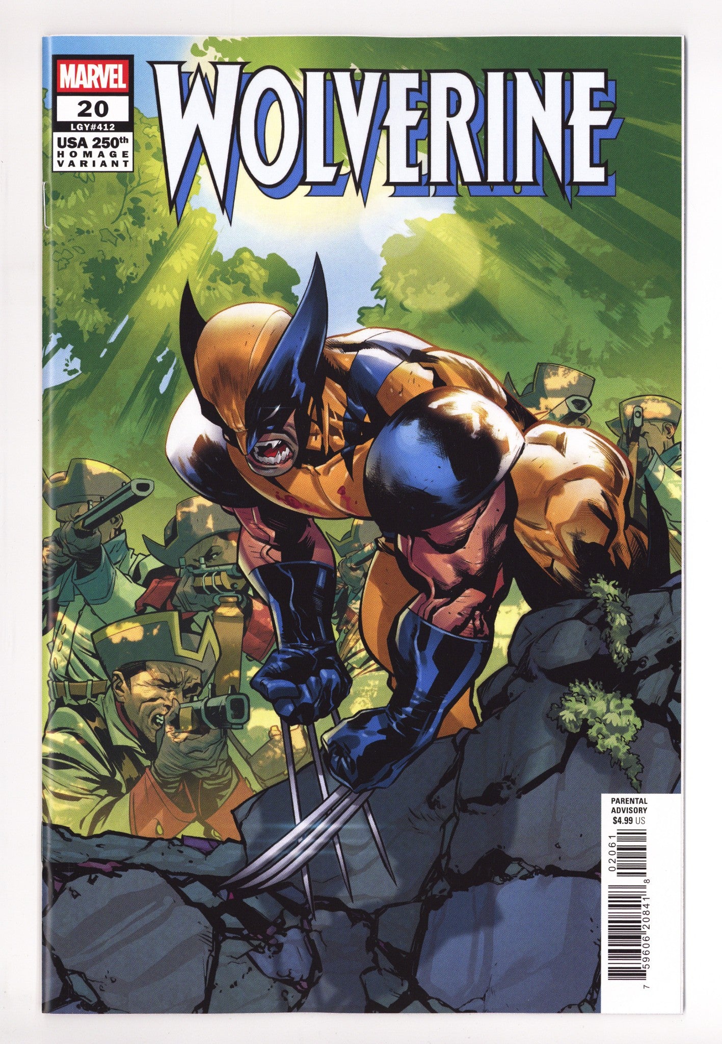 Wolverine Vol 7 20 Manna Homage Variant (2026)