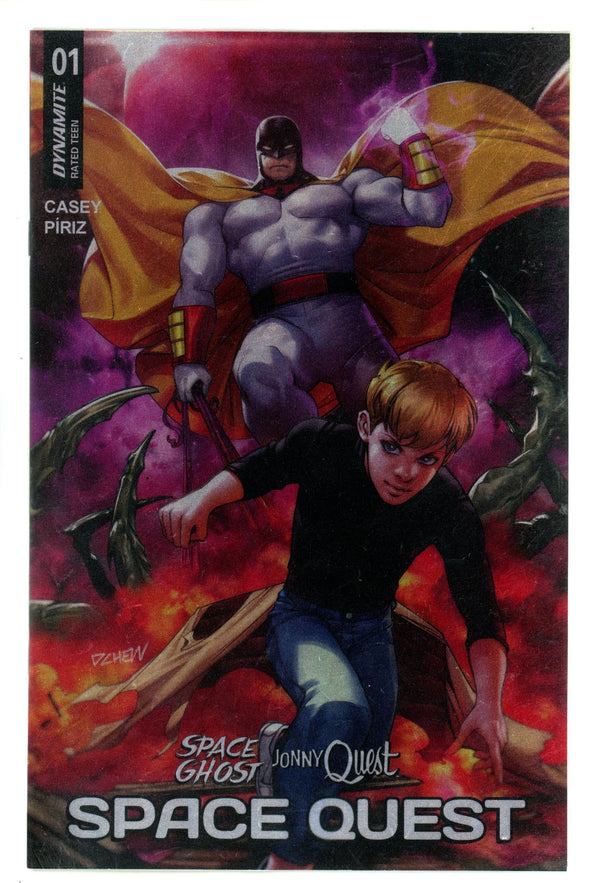 Space Ghost Jonny Quest Space Quest 1 Chew Foil Incentive Variant NM (2025)