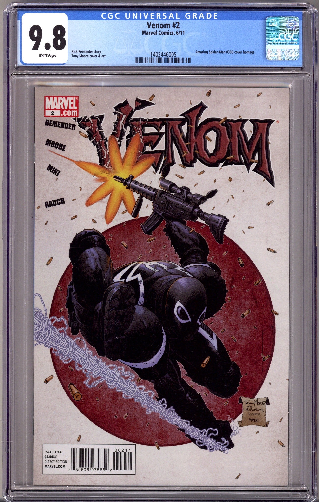Venom Vol 2 2 CGC 9.8 (NM/M) (2011)