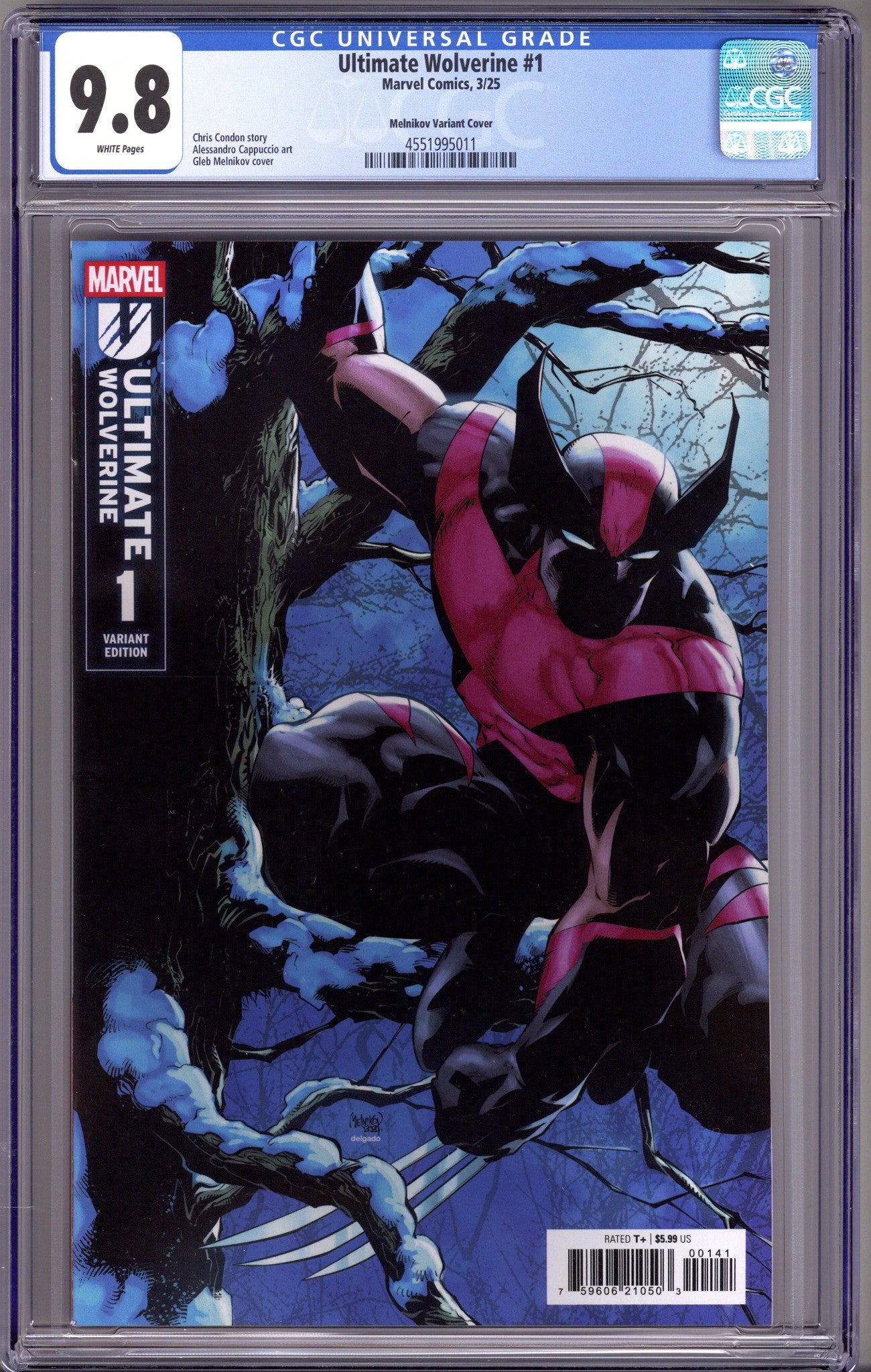 Ultimate Wolverine 1 CGC 9.8 (NM/M) (2025) Melnikov Variant