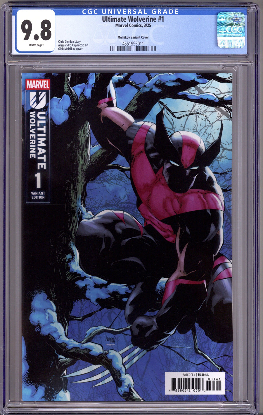 Ultimate Wolverine 1 CGC 9.8 (NM/M) (2025) Melnikov Variant
