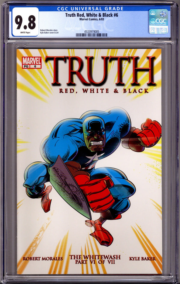 Truth: Red, White & Black 6 CGC 9.8 (NM/M) (2003)