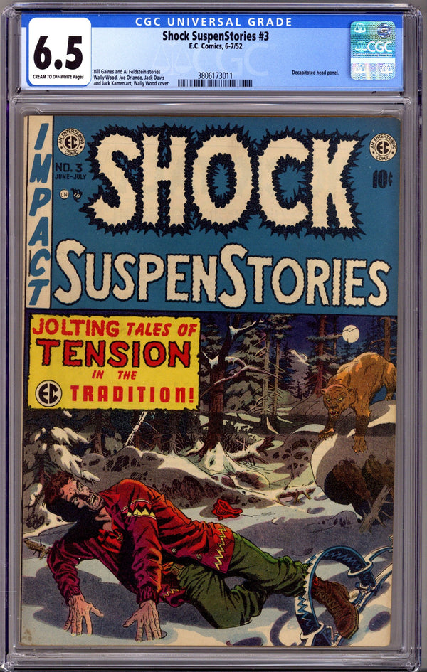 Shock SuspenStories 3 CGC 6.5 (FN+) (1952)