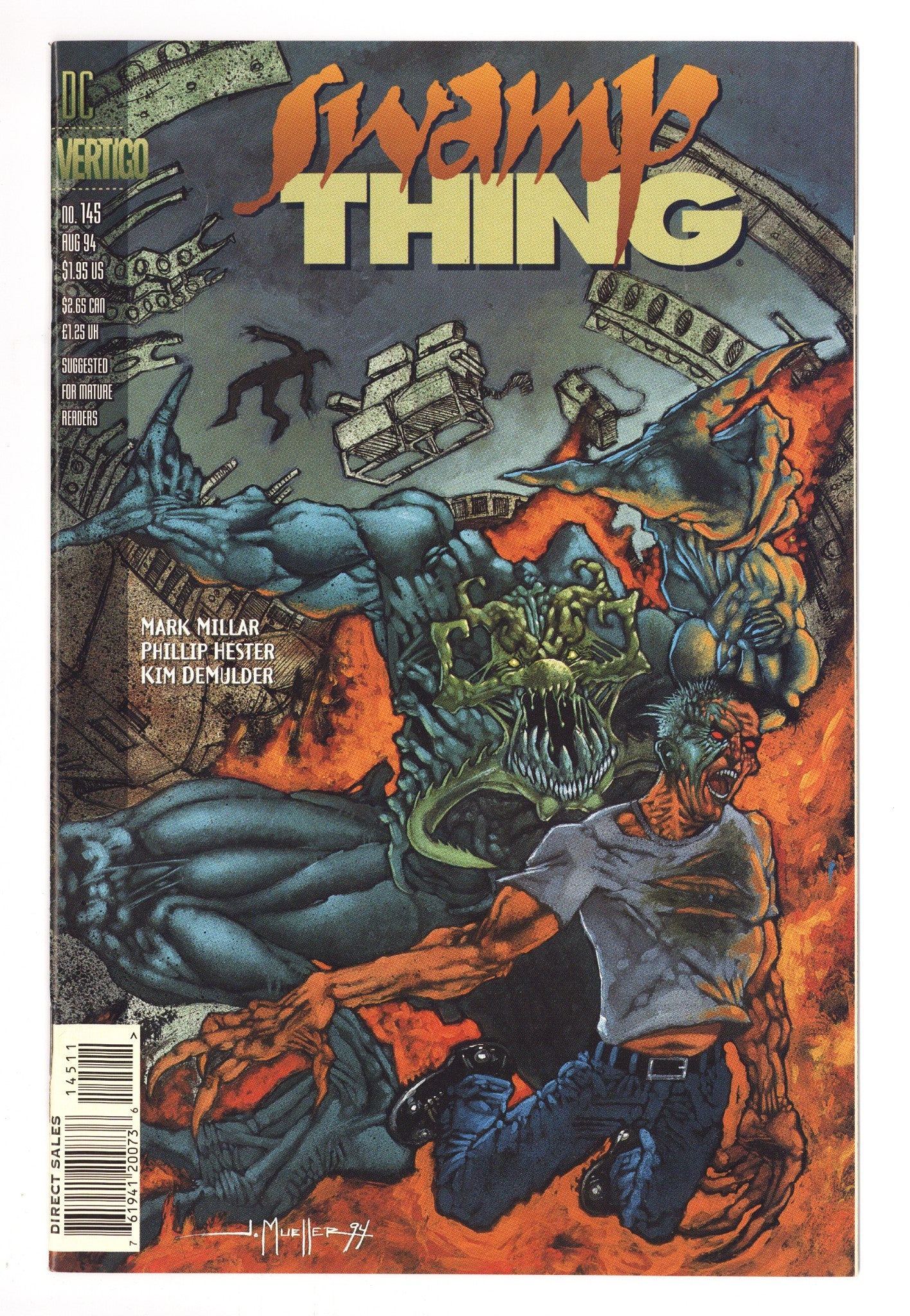 Swamp Thing Vol 2 145 Mid Grade (1994) 