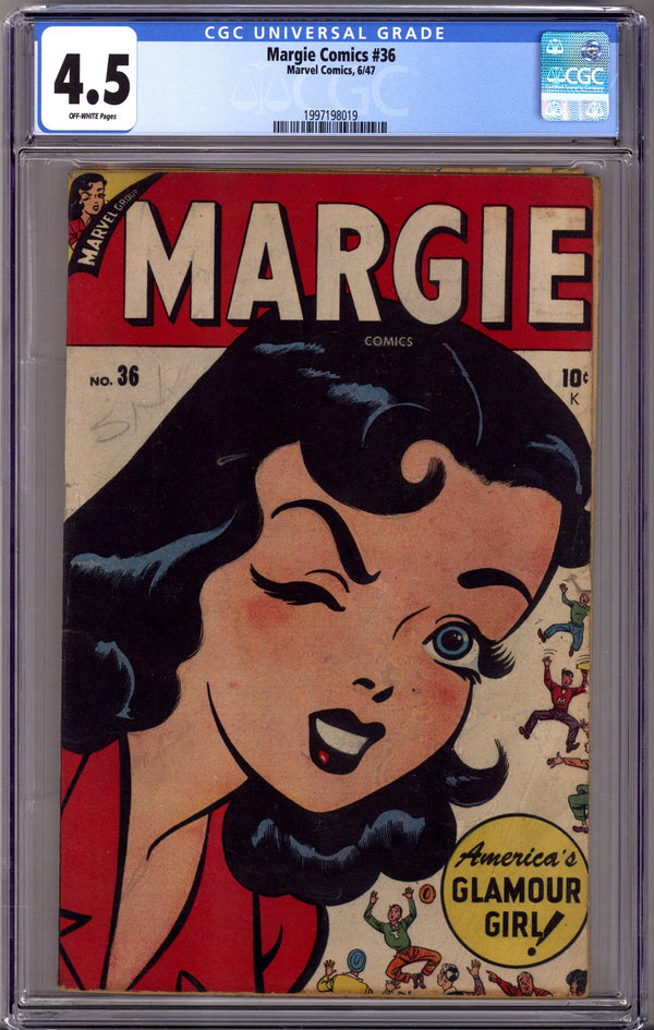 Margie Comics 36 CGC 4.5 (VG+) (1947)