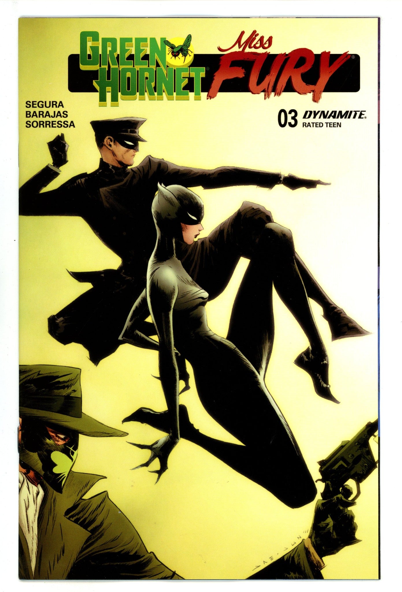 Green Hornet Miss Fury 3 Lee Variant (2025)