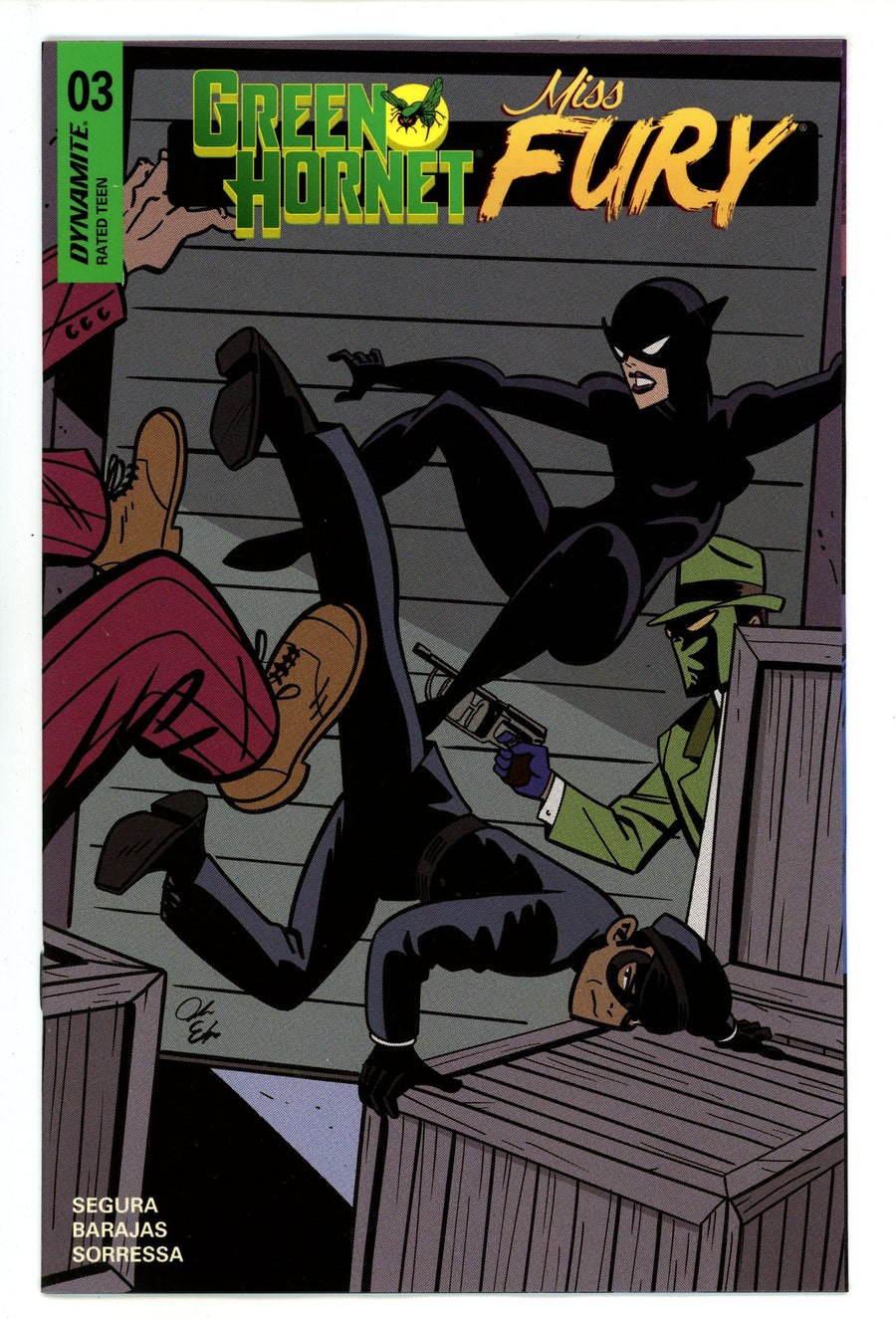 Green Hornet Miss Fury 3 Edgar Variant (2025)