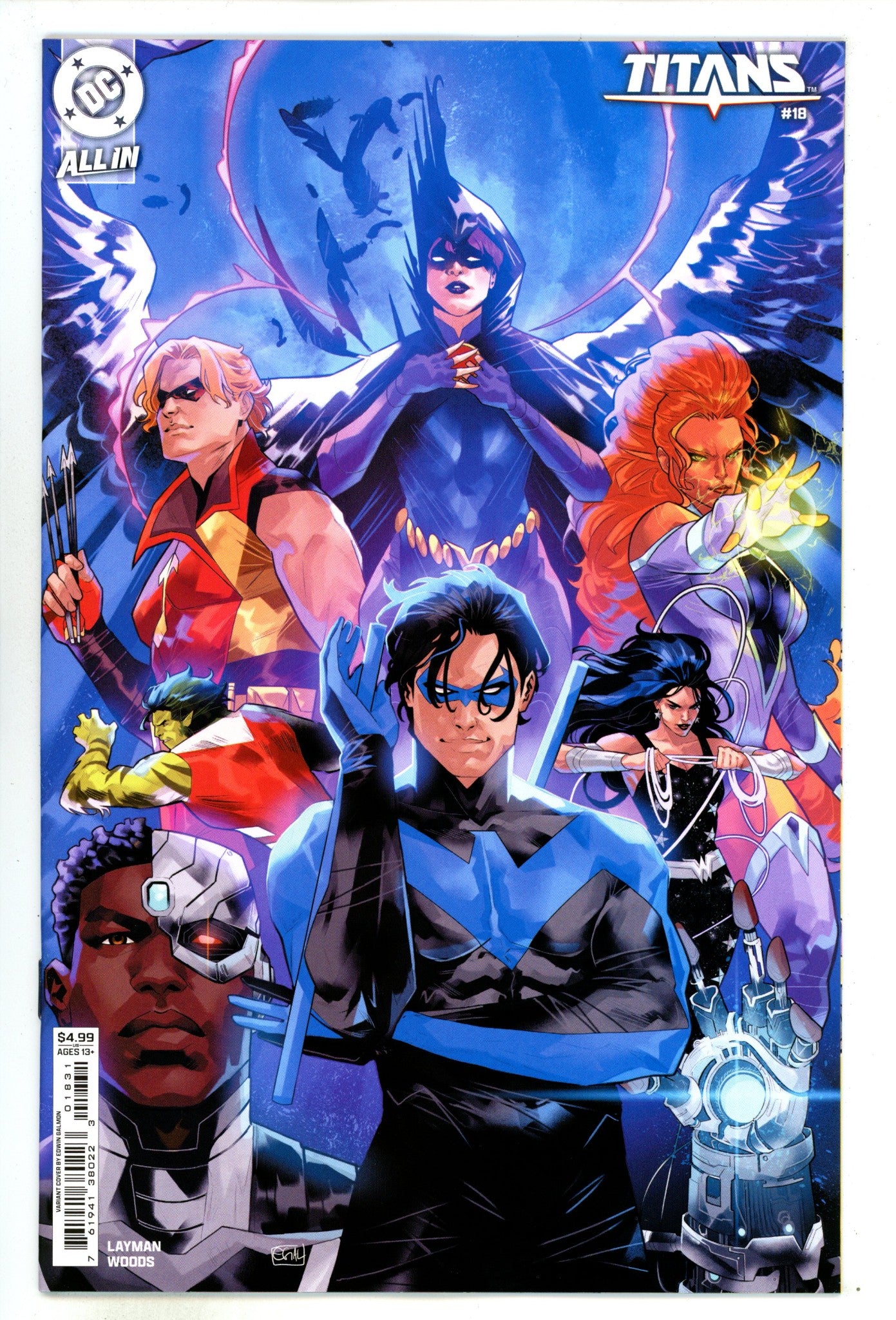 Titans Vol 4 18 Galmon Variant (2024)