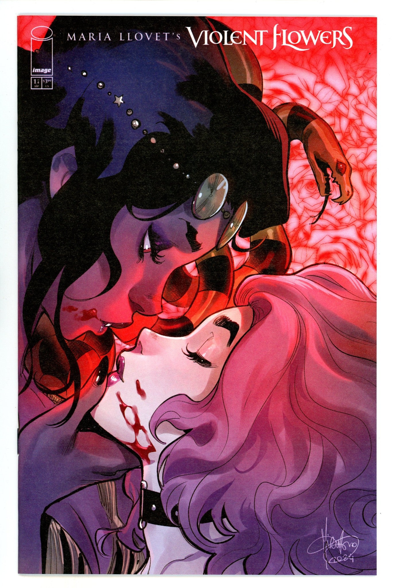 Violent Flowers 1 Andolfo Variant (2024)