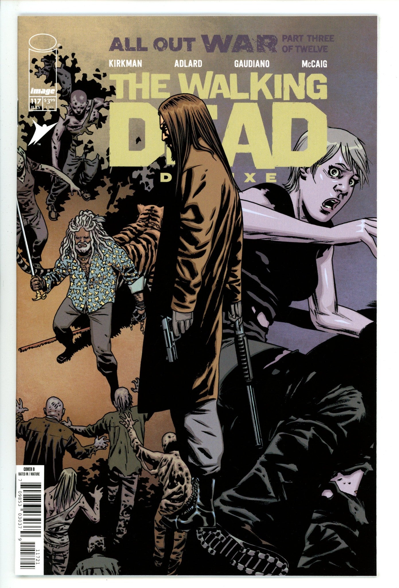 Walking Dead Deluxe 117 Adlard Variant (2025)