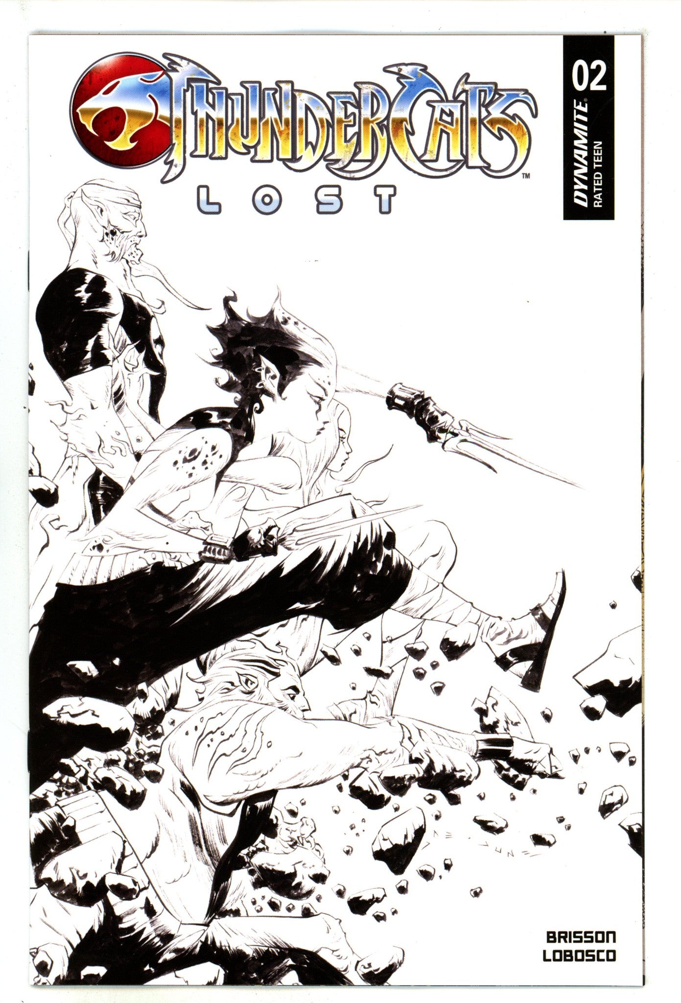 Thundercats Lost 2 Lee B&W Incentive Variant (2025)