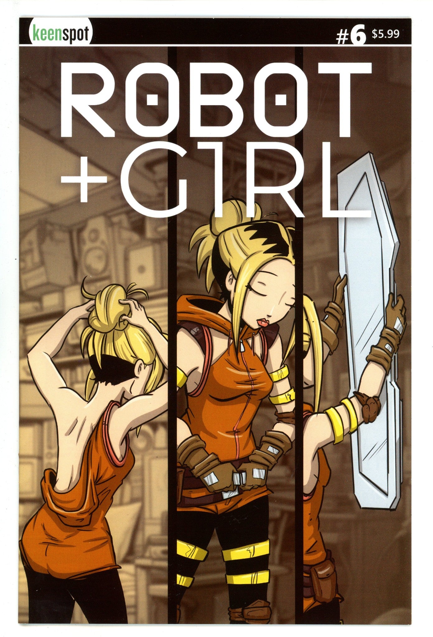 Robot + Girl 6 White Variant (2025)